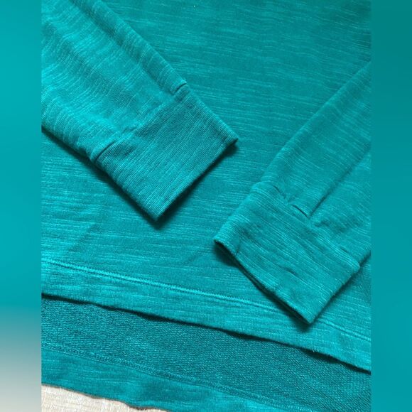 J. Crew Vintage Fleece Pullover Women Medium Turtleneck Sweatshirt Lounge Preppy - Picture 8 of 13